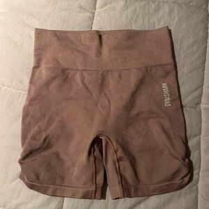 Pink Gymshark shorts